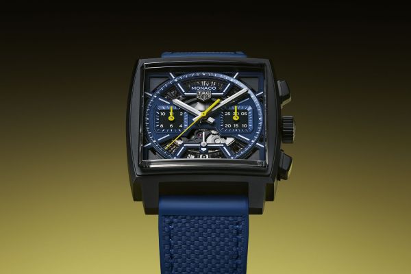 Представляем новый темно-синий хронограф TAG Heuer Monaco Skeleton Chronograph