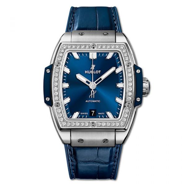 Spirit of Big Bang 39mm Titanium Blue Diamonds