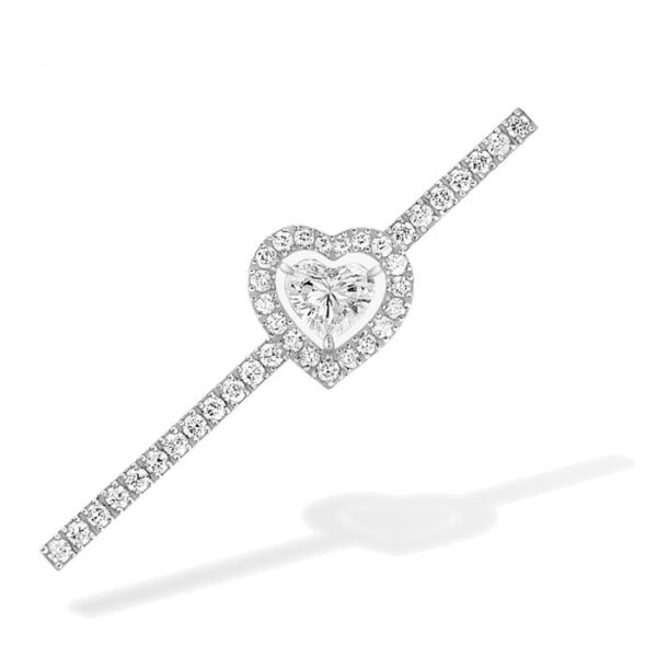 Серьга-пусета JOY CŒUR 0.15-CARAT SINGLE PAVÉ-SET DIAMOND EARRING