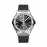 Classic Fusion Titanium Grey Diamonds small