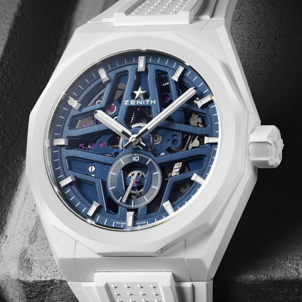 Новинка: часы-скелетоны Zenith Defy Skyline White Ceramic