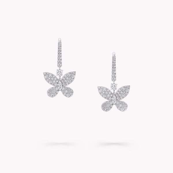 Сережки  Pavé Butterfly Mini Drop