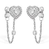 Серьги Joy Coeur Chain 0.15ct small