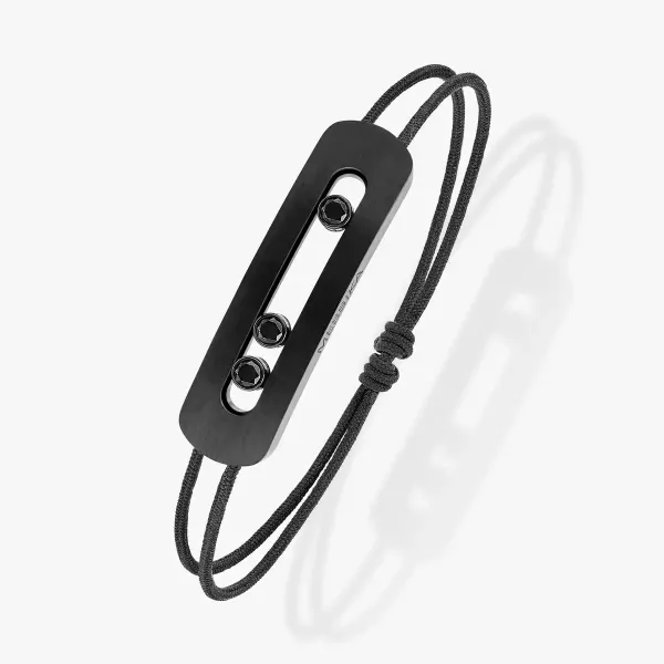 Браслет на шнурке Move Titanium Black XL
