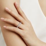 Claw Set Emerald Cut Diamond Eternity Ring (2616) small