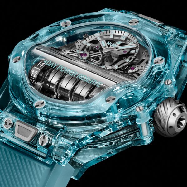 Новинка: часы Hublot Big Bang MP-11 с сапфиром водной голубизны
