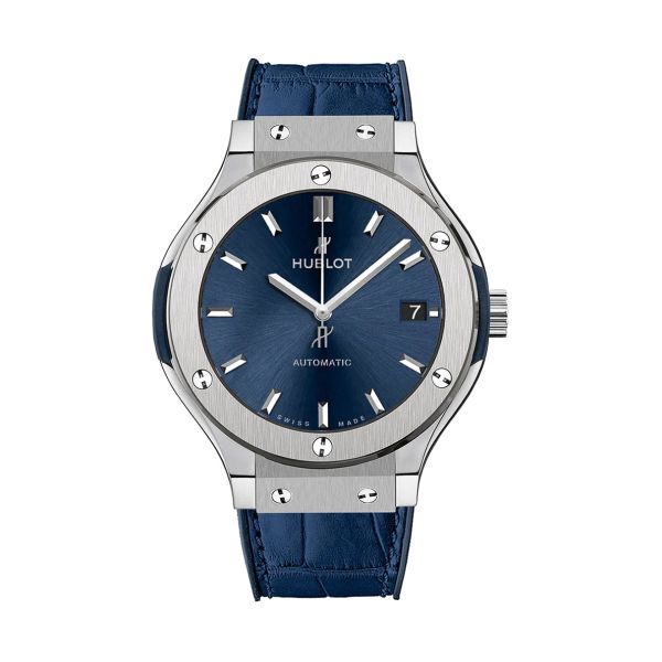 Classic Fusion 38 mm Titanium Blue