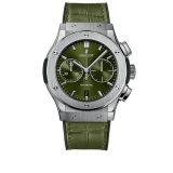 Годинник Classic Fusion 45 mm Chronograph Titanium Green small