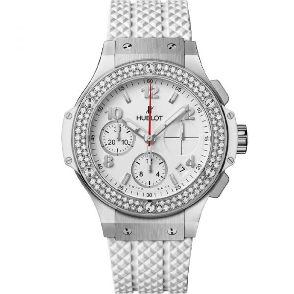 Big Bang 41 mm Steel White Diamonds