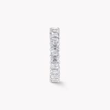 Claw Set Emerald Cut Diamond Eternity Ring (2618) small