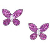 Серьги Graff Pave Butterfly small
