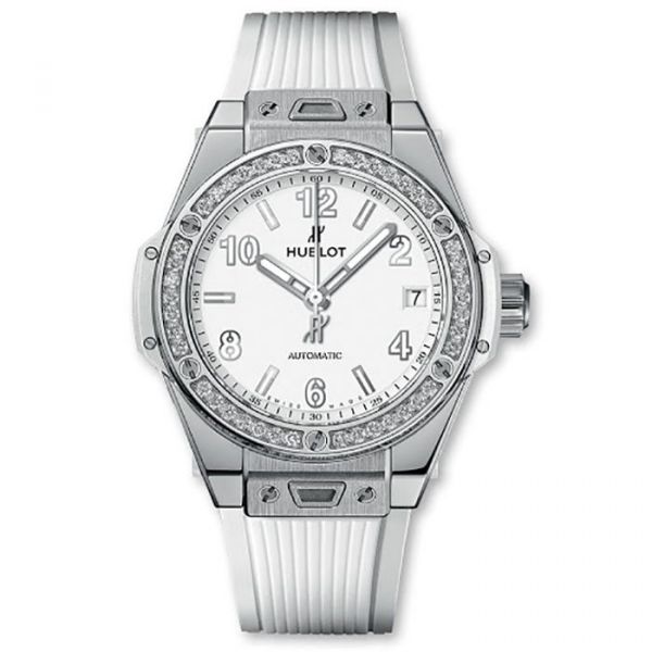 Big Bang 39 mm Steel White Diamonds