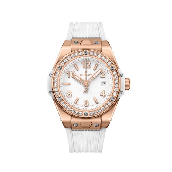 Big Bang One Click King Gold White Diamonds