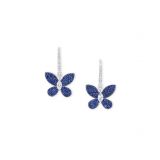 Серьги Graff Pave Butterfly small