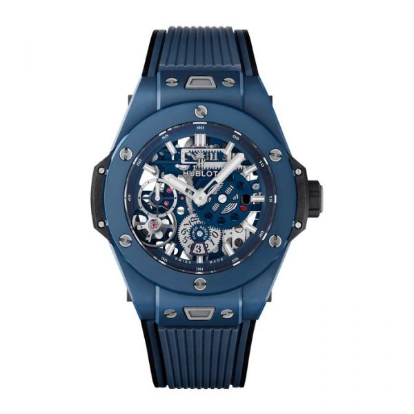Часы Big Bang 45 mm Meca-10 Power Reserve 10 Days Blue Ceramic