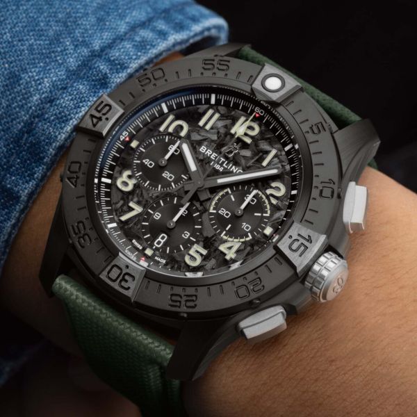Новая коллекция Breitling Avenger Night Mission 2024: Черная керамика и передовые технологии