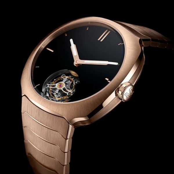 Золотий і фантастичний годинник H. Moser &amp; Cie Streamliner Tourbillon Vantablack