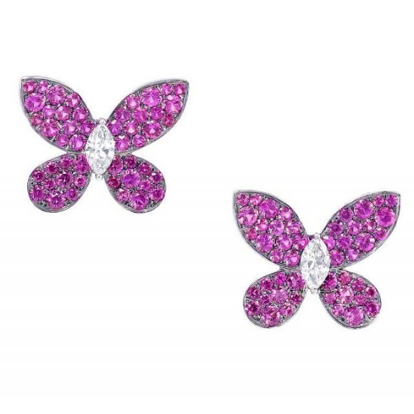 Сережки Graff Pave Butterfly