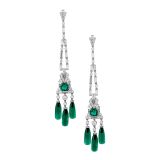 Серьги Art Deco small