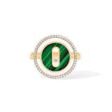 Кольцо LUCKY MOVE PM MALACHITE RING (1359) small