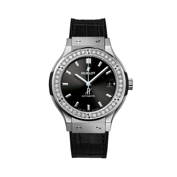 Classic Fusion 38 mm Titanium Diamonds