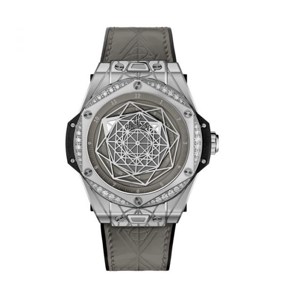 Часы Big Bang One Click 39 mm Sang Bleu Diamonds