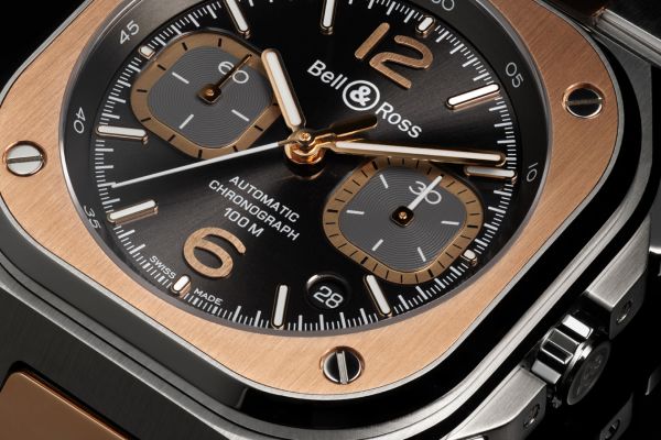 Новое поступление: Белл  Росс представляет модель BR 05 Chrono Grey Steel  Gold