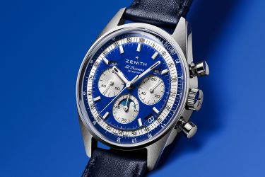 Новинка: Zenith Chronomaster Original с тройным календарем и циферблатом из лазурита