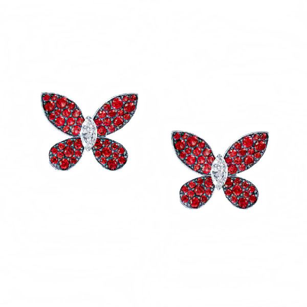Сережки Graff Pave Butterfly