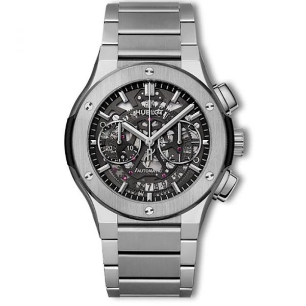 Classic Fusion 45 mm Aerofusion Chronograph Integrated Bracelet Titanium